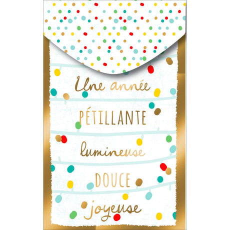 Carte de vœux Surprise Guirlande 1