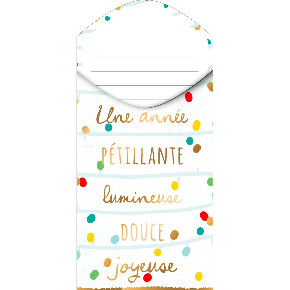 Carte de vœux Surprise Guirlande 2