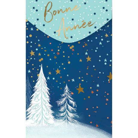 Carte de vœux Surprise Sapin enneigé 1