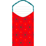 Carte de vœux Surprise Flocons rouges 2