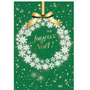 Carte de vœux Noël Chic Couronne 1