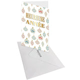 Carte de vœux Noël Chic Heureuse année 3