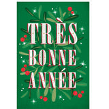 Carte de vœux Noël Chic Houx 1