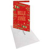 Carte de vœux Noël Chic Boules multi de noël 3