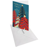 Carte de vœux Noël Chic Multi sapins 3