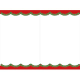 Carte de vœux Noël Chic Fenêtre maison 2