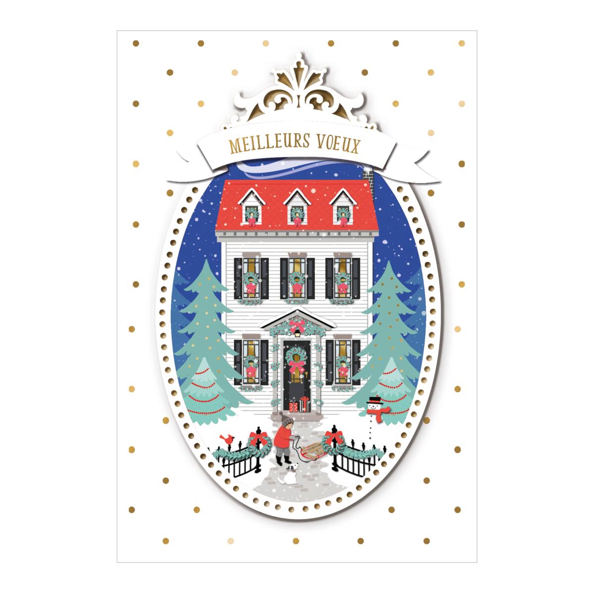 Carte de vœux Signature noël Meilleurs voeux 2