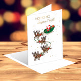 Firma de Santa Hood Tarjetas de felicitación