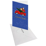 Carte de vœux Signature noël Voiture noël 3