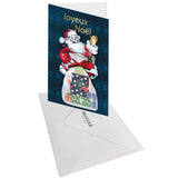 Carte de vœux Signature noël Hotte du père noël 3