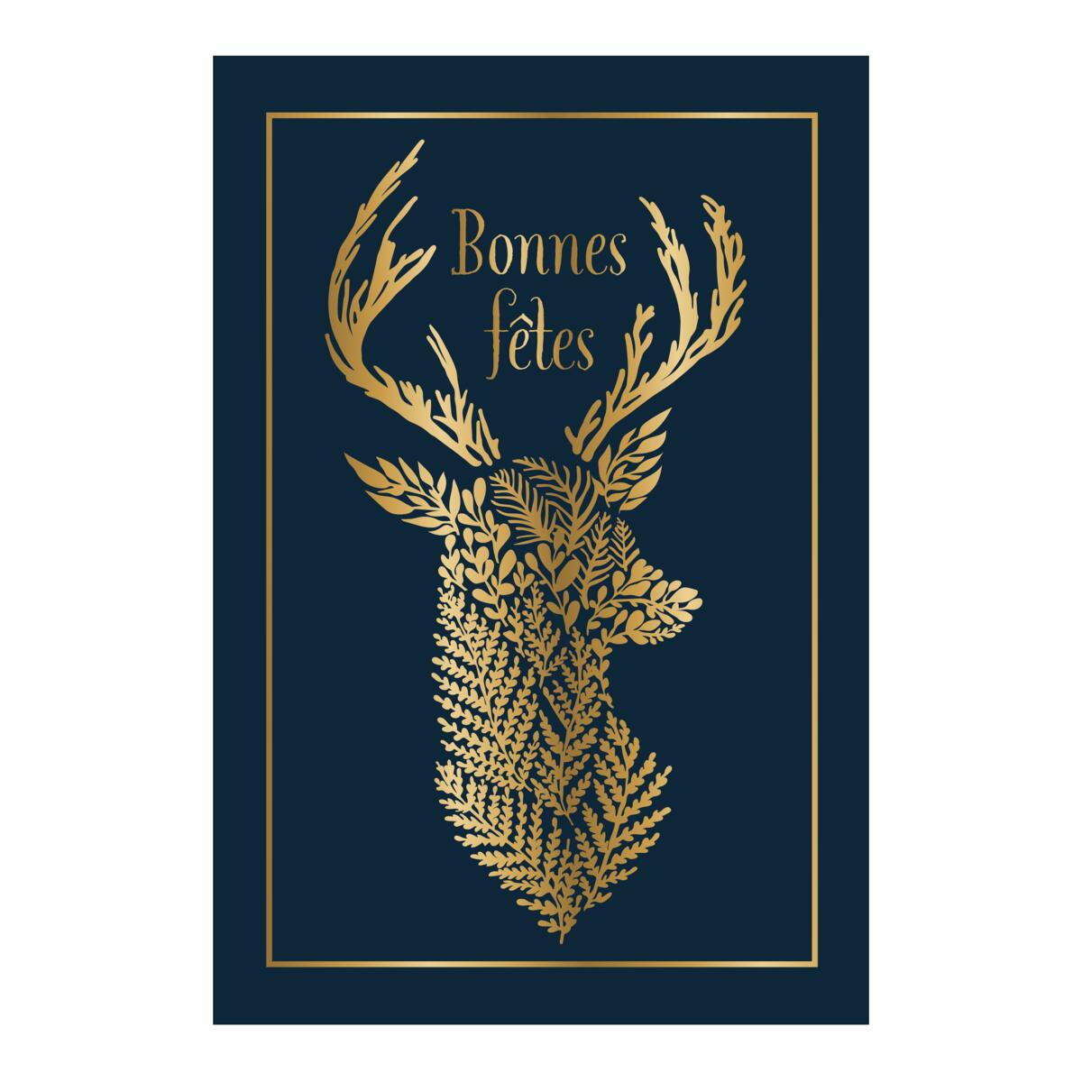 Carte de vœux Signature noël Bonnes fêtes 2