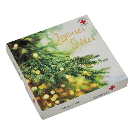 Coffret de cartes Croix-Rouge Joyeuses fêtes sapin 1