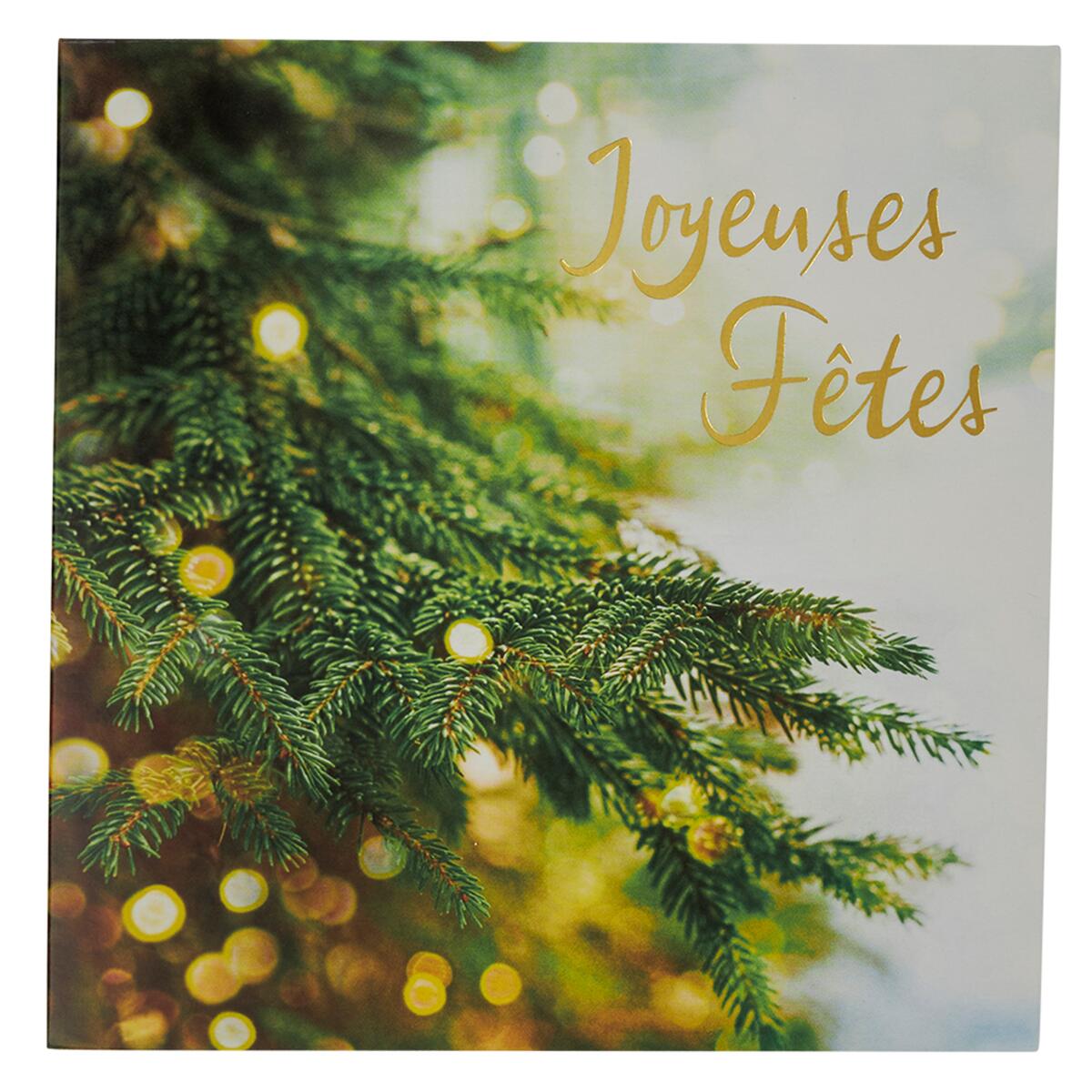 Coffret de cartes Croix-Rouge Joyeuses fêtes sapin 2