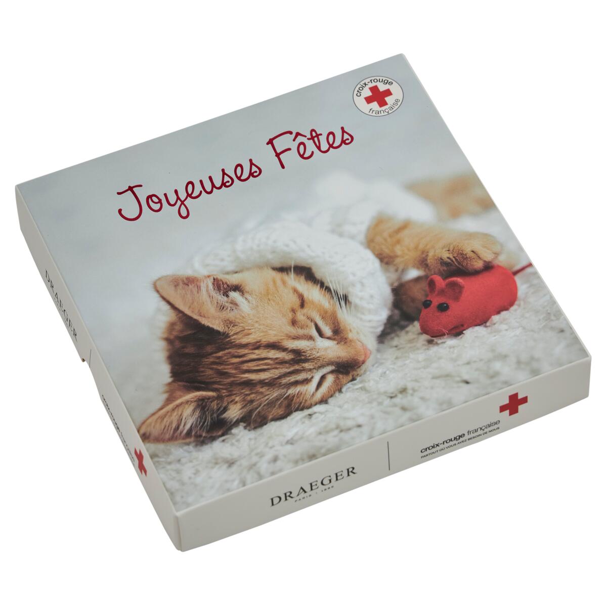 Coffret de cartes Croix-Rouge Joyeuses fêtes chaton 1
