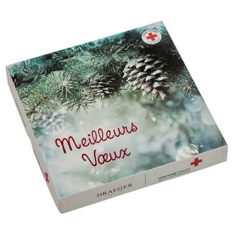 Coffret de cartes Croix-Rouge Meilleurs vœux sapin 1