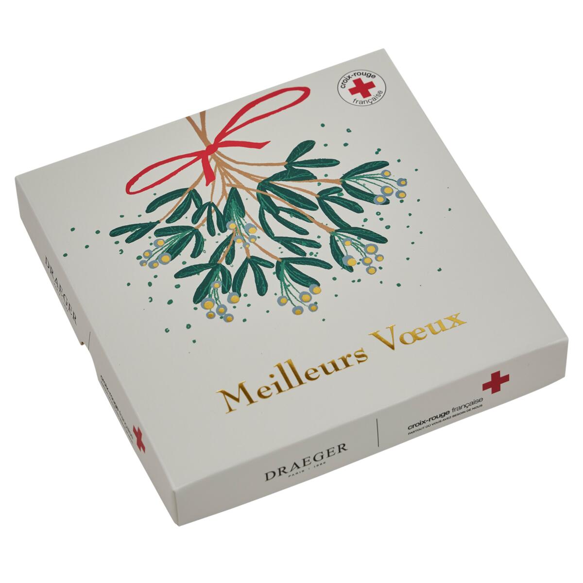 Coffret de cartes Croix-Rouge Meilleurs vœux or 1