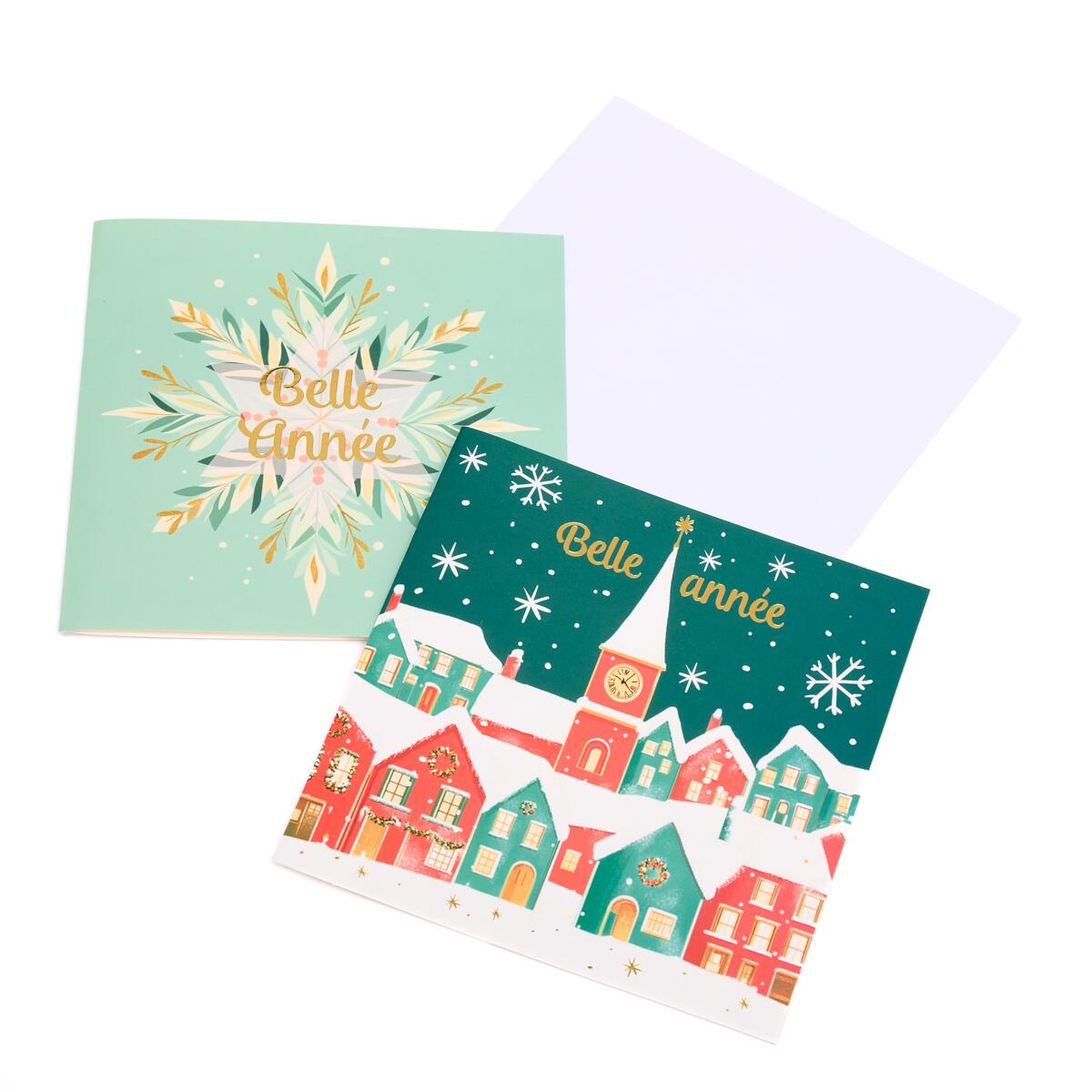 Coffret cartes de vœux Croix-Rouge Belle année étoile 2