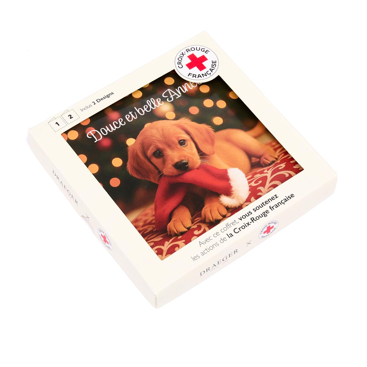 Coffret cartes de vœux Croix-Rouge Douce et belle année cadeaux 1