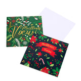 Coffret cartes de vœux Croix-Rouge Meilleurs voeux houx 2