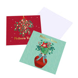 Coffret cartes de vœux Croix-Rouge Bouquet et gui 2