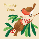 Coffret cartes de vœux Croix-Rouge Rouge-gorge 3