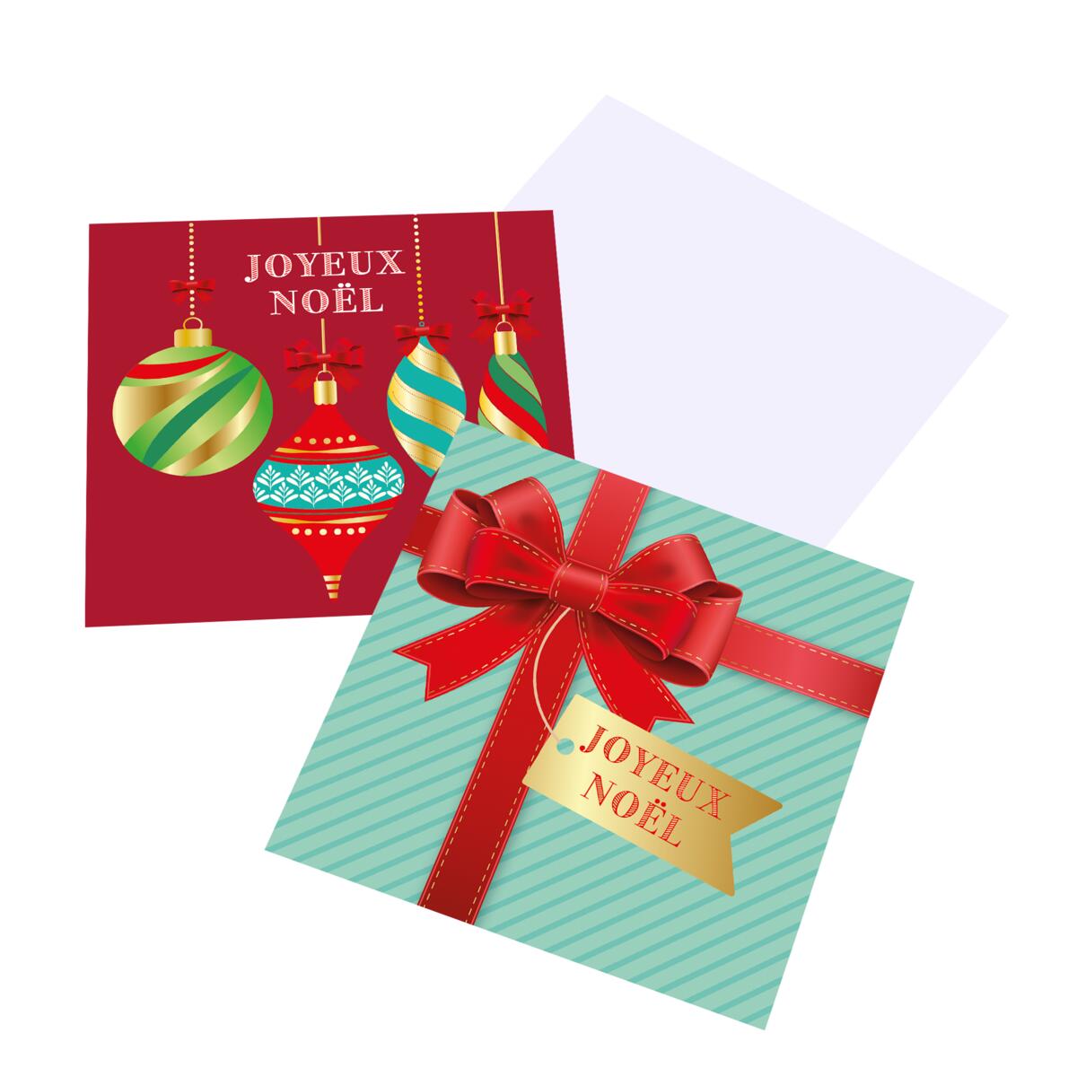 Coffret cartes de vœux Croix-Rouge Boules 2
