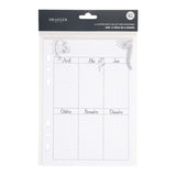 Recharge 36 pages mensuelles bullet journal