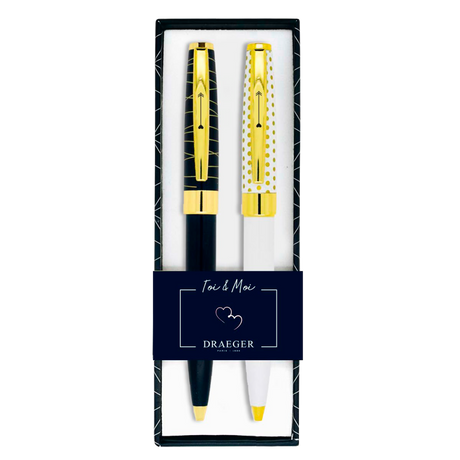 Duo de stylos personnalisés pour mariage