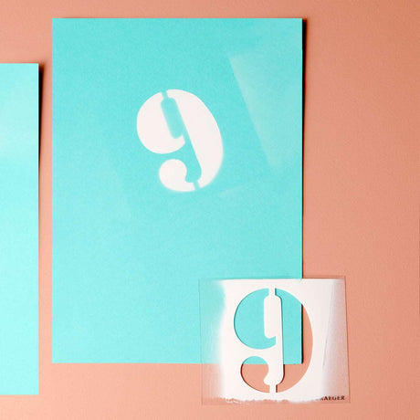 26 pochoirs lettres 5 cm