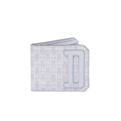 Portefeuille Italien - Gris - 100% cuir - Homme - 2 volets intérieurs