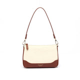 BOLSO COLECCIÓN CARROUSEL MODELO ANNA DE HOMBRO MATERIAL COMBINADO