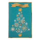 Ventana del árbol de Navidad Tarjetas de felicitación