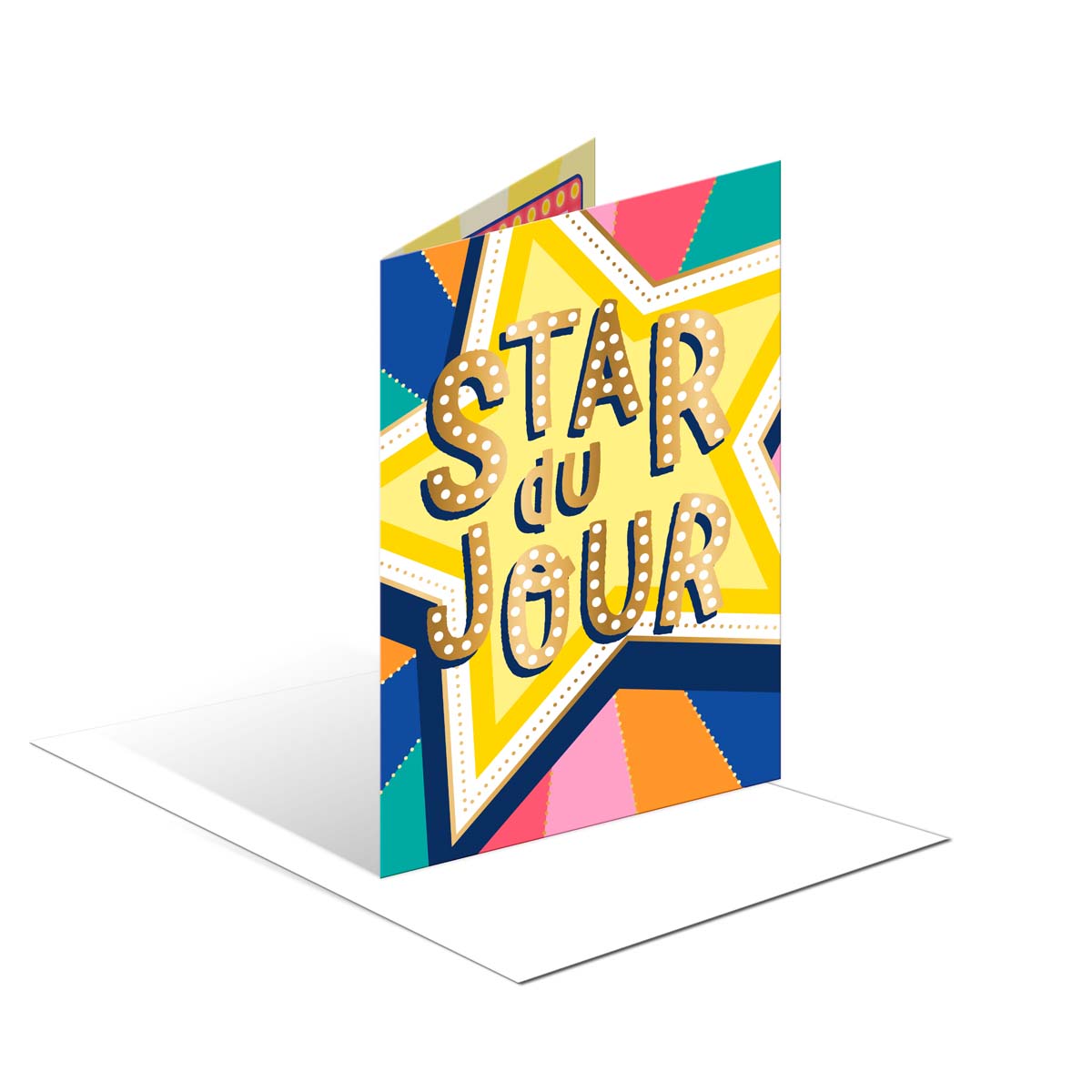 Tarjeta de cumpleaños musical “Estrella del día”
