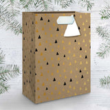 Bolsa regalo kraft pequeña Triángulos Black&amp;Go