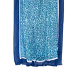 Foulard femme - paréo motif panthère - bleu