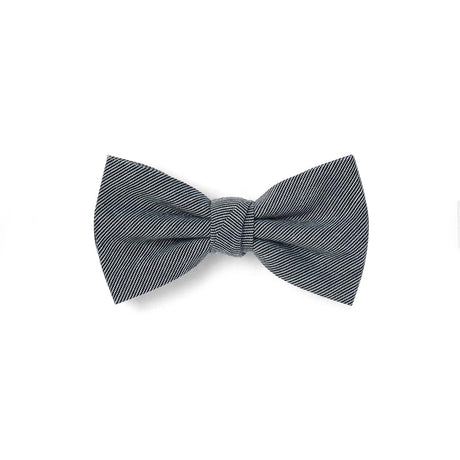 Noeud papillon chiné noir