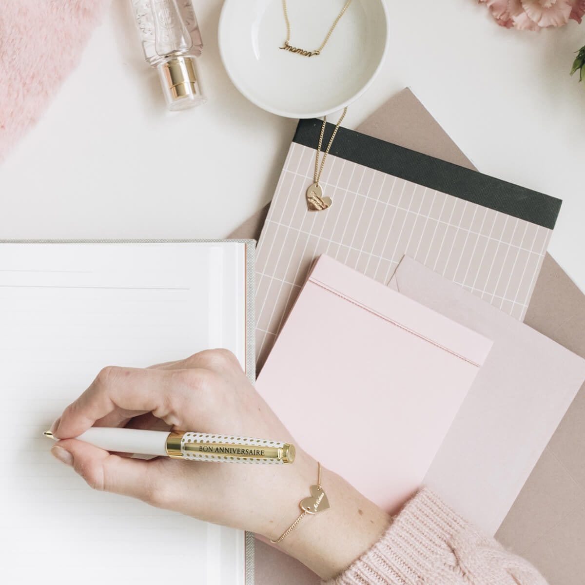 Collier Je t'aime Pastel Chic