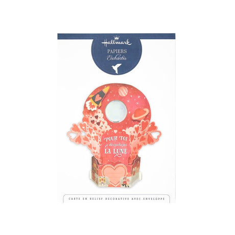 Carte Saint-Valentin Pop up 3D - Petits coeurs