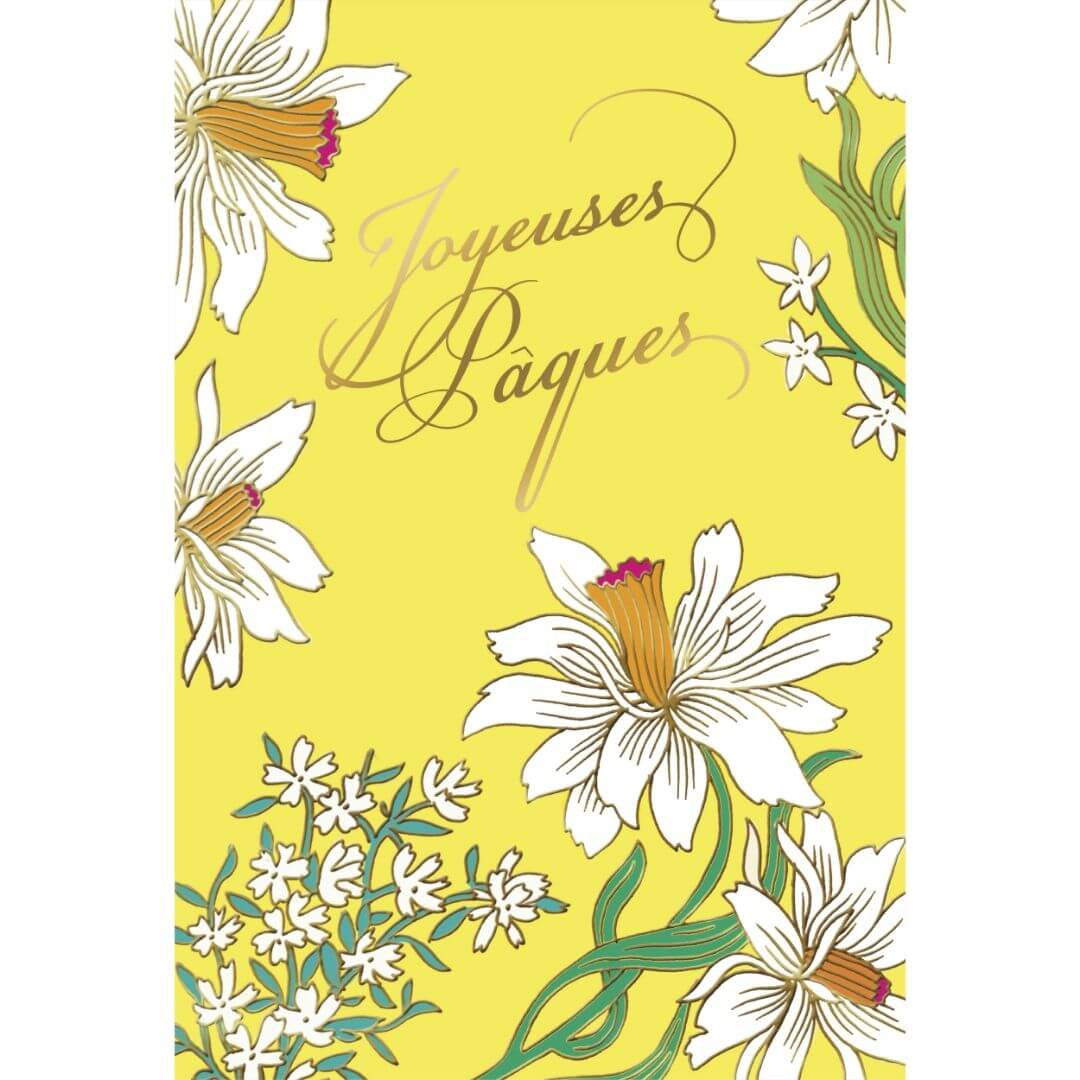 Tarjeta de Pascua - flores