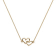 Collier Coeurs entrelacés Pastel Chic