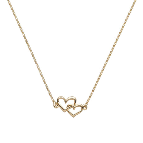 Collier Coeurs entrelacés Pastel Chic