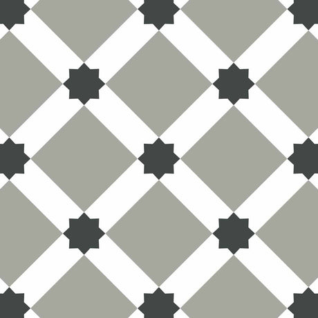 Stickers carrelage 15x15 cm Carreaux étoilés