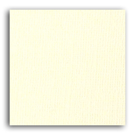 Papier scrapbooking Mahé Ivoire 30,5x30,5 cm