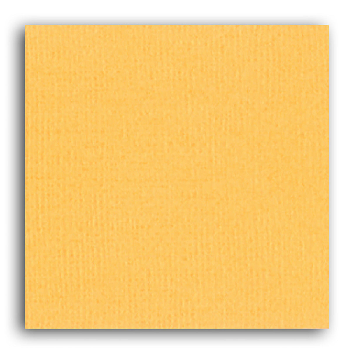 Papier scrapbooking Mahé Jaune Safran 30,5x30,5 cm