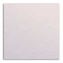Papier scrap Mahé Blanc Embossé 30,5x30,5 cm