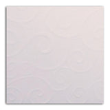 Papier scrap Mahé Blanc Embossé 30,5x30,5 cm