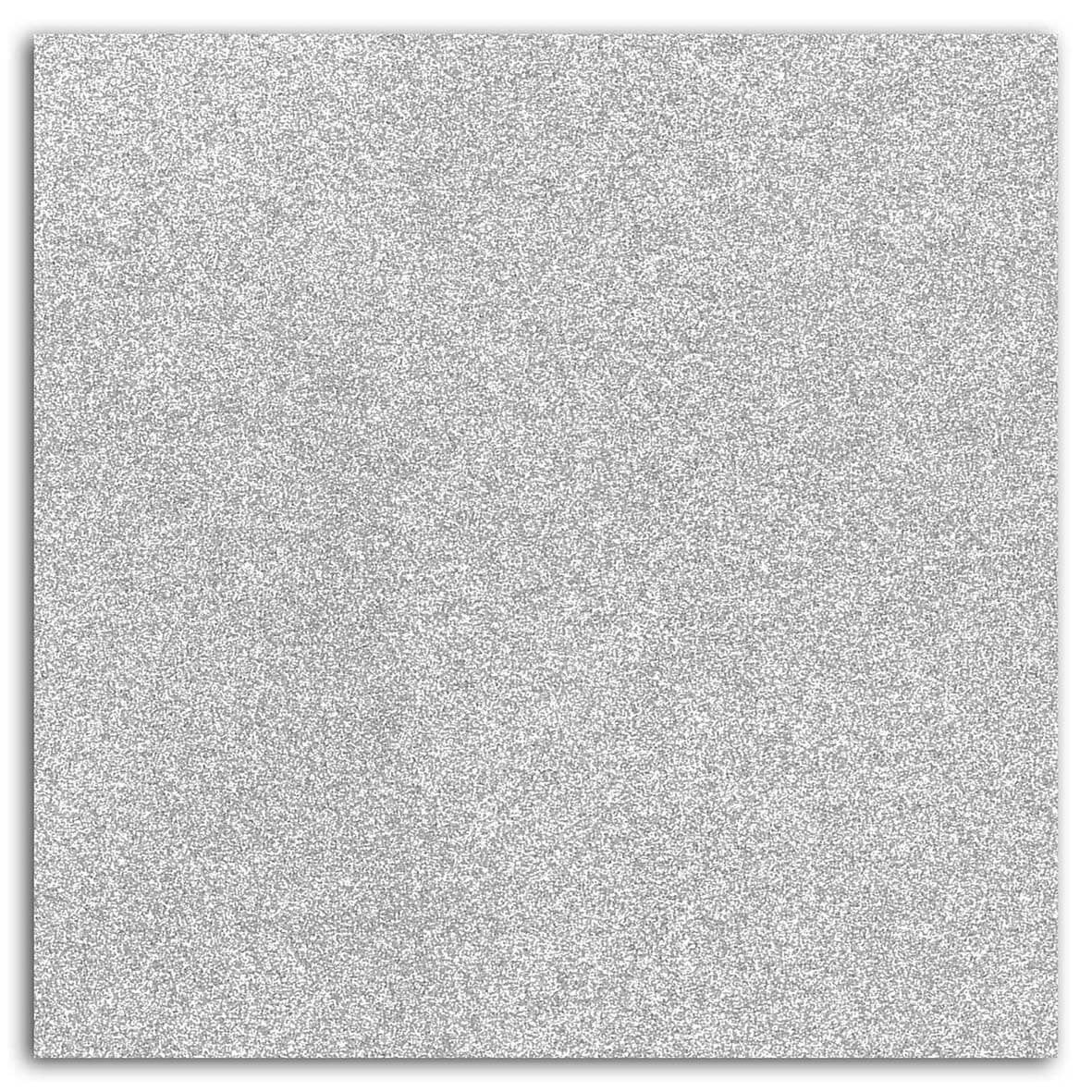 Papier adhésif pailleté Argent 30,5x30,5 cm
