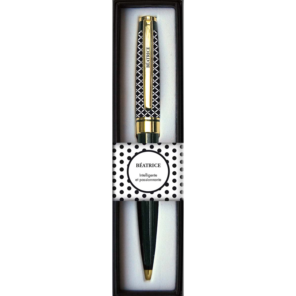 Stylo prénom femme boite beatrice