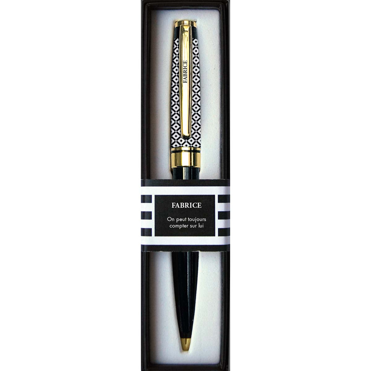 Stylo prénom homme fabrice boite