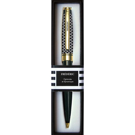 Stylo prénom homme frederic boite